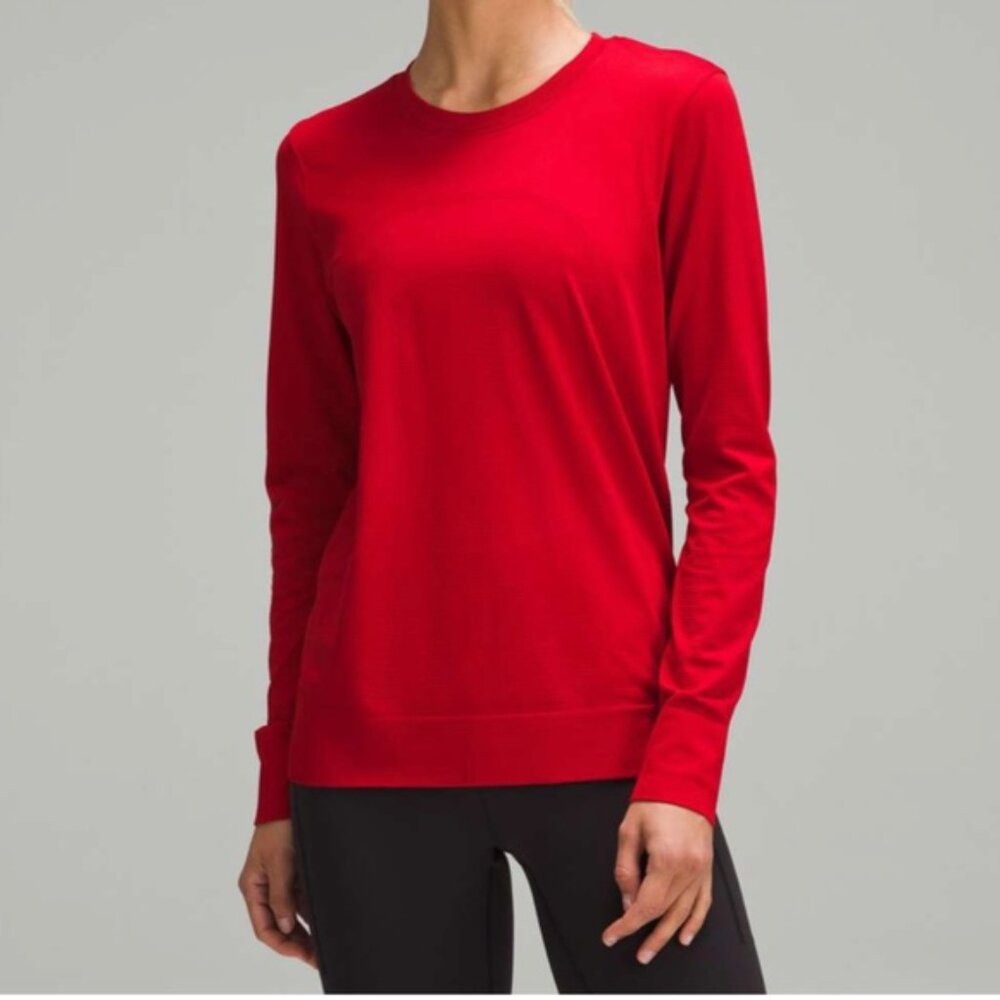 Swiftly Relaxed Long-Sleeve Shirt Hip Length (size 6)